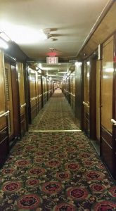 Hallway on Queen Mary Ship