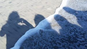 Shadows on Coronado Beach