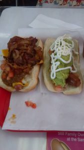 Pink's Hot Dogs in Hollywood