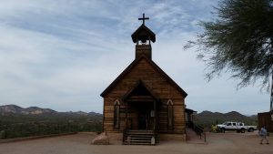 Cowboy Church at Goldfield Ghost Town