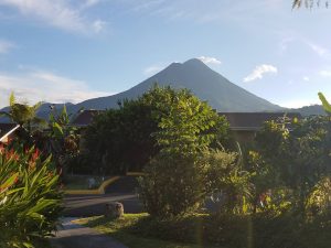 View of Arenal Volcano from the Arenal Springs Resort