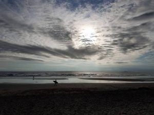 Sunset at Playa Grande in Costa Rica